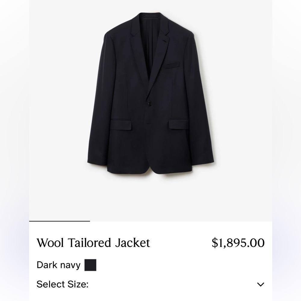 London Burberry Suite&Blazer Tailored jacket. Cashmere wool. Used.Like new LUX - Picture 15 of 15
